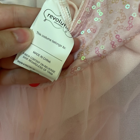 REVOLUTION UEC Girls Size MC (7/8 Medium) Pink Dance Costume “Lullaby” Style - Picture 17 of 17